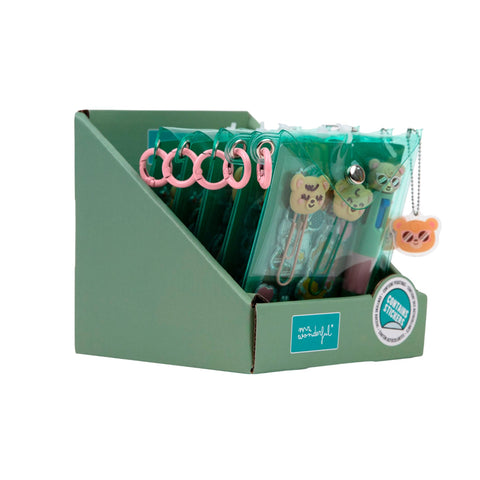 Conjunto Decoração Agenda - Urso