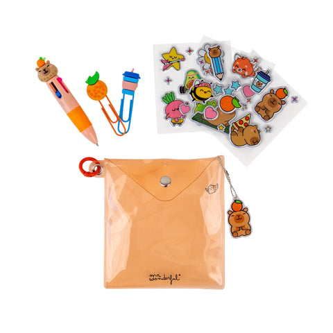 Conjunto Decoração Agenda - Capivara