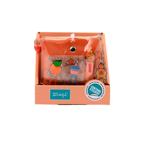Conjunto Decoração Agenda - Capivara