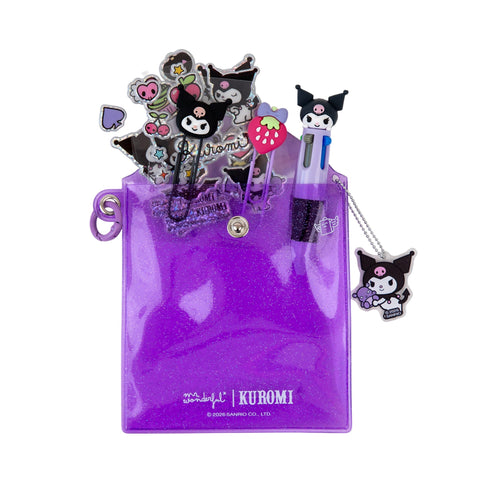 Conjunto Decoração Agenda - Kuromi