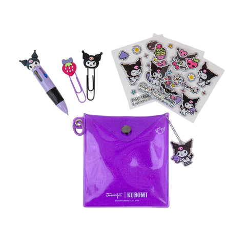 Conjunto Decoração Agenda - Kuromi