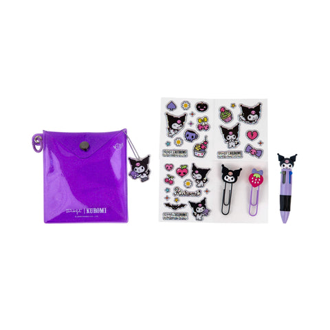 Conjunto Decoração Agenda - Kuromi