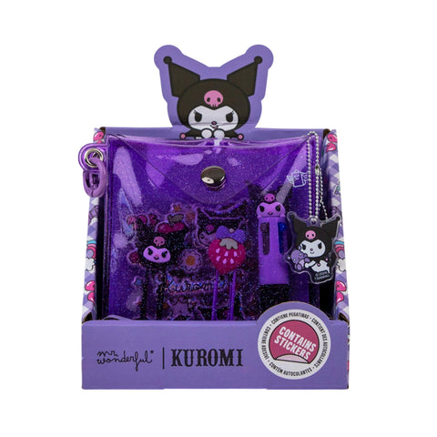 Conjunto Decoração Agenda - Kuromi