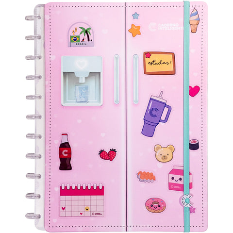 Caderno Inteligente Grande Pink Cooler