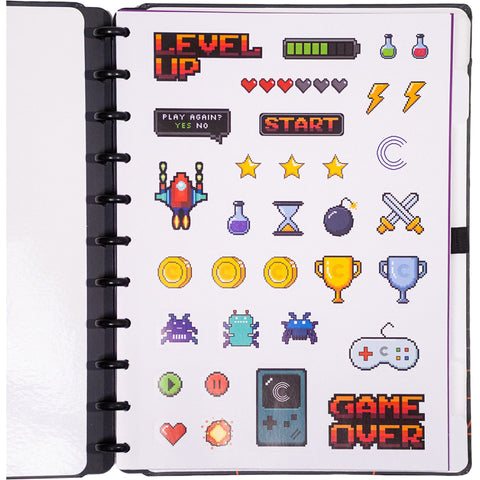Caderno Inteligente Grande Level Up