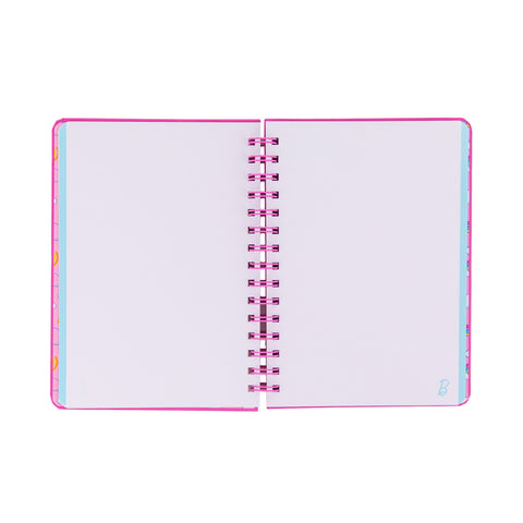Caderno Formato A5 Com Squishy - Arco-Íris Barbie