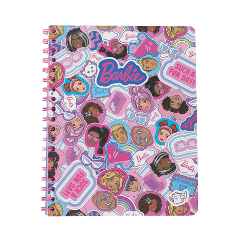 Caderno Formato A5 Espiral - Barbie