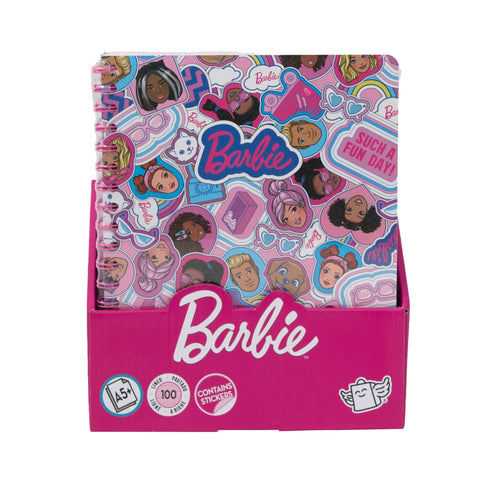 Caderno Formato A5 Espiral - Barbie