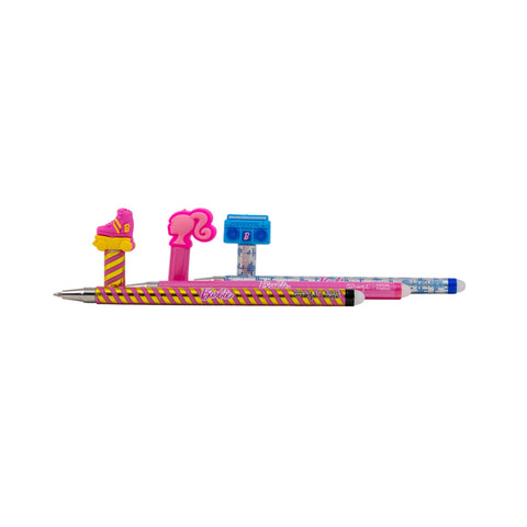Conjunto 3 Canetas Apagar - Cool Barbie