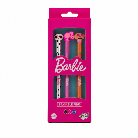 Conjunto 3 Canetas Apagar - Doggies Barbie
