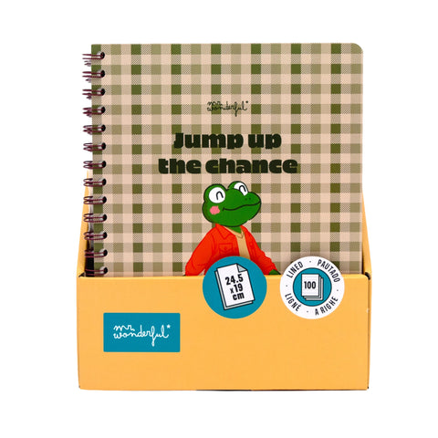 Caderno Formato A5 - Froggy