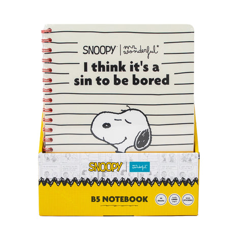 Caderno Formato A5 - Snoopy