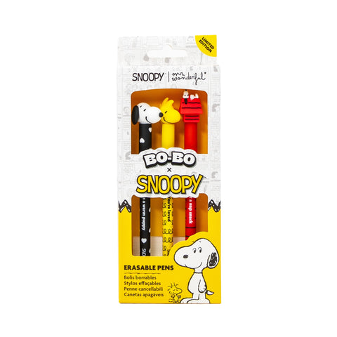 Conjunto 2 Caneta Apagar - Snoopy