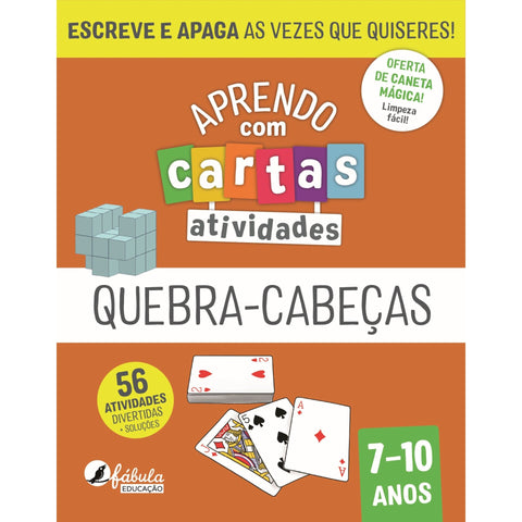 Aprendo Com Cartas: Atividades - Quebra-Cabeças 7-10 Anos de Sónia De Sá Neves
