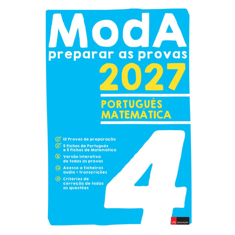 Moda Preparar As Provas 2027 Português E Matemática 4.º Ano
 de Vários