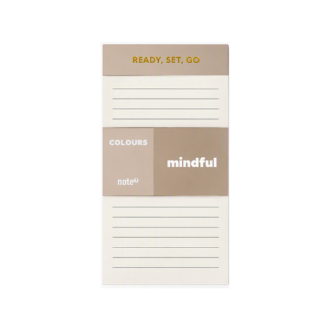 Bloco de Notas Pautado Colours Mindful Note!