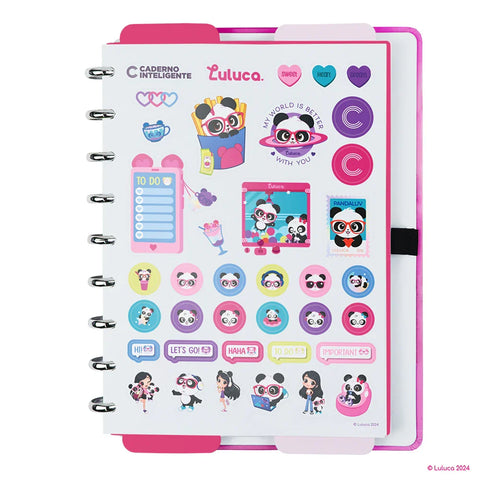Caderno Inteligente Pandalu Glow by Luluca A5