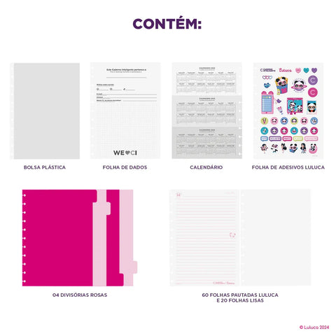 Caderno Inteligente Pandalu Glow by Luluca A5