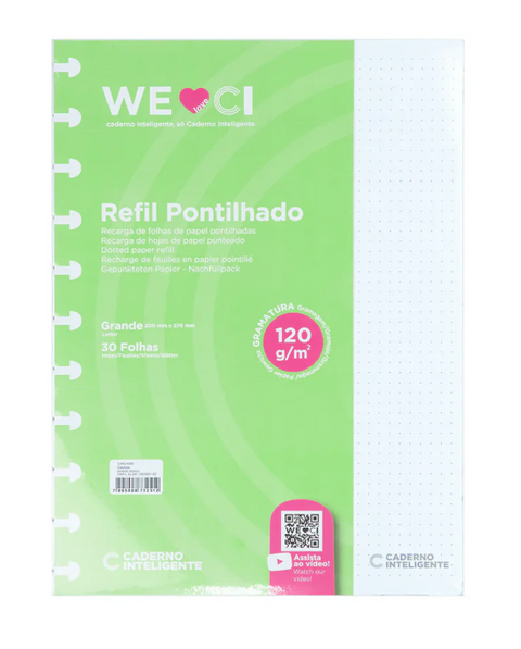 Folhas Grande Pontilhadas Inteligentes 120g