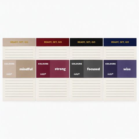 Bloco de Notas Pautado Colours Mindful Note!