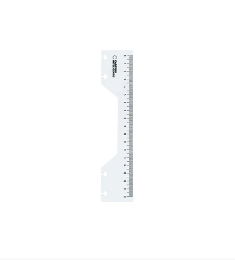 Régua 18cm com Furação para Caderno Inteligente