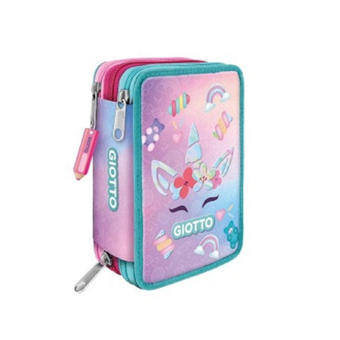 Estojo Completo 3zip Unicornio Giotto
