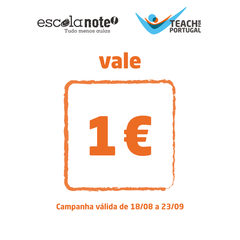 Vale Solidário 1€ - Teach for Portugal