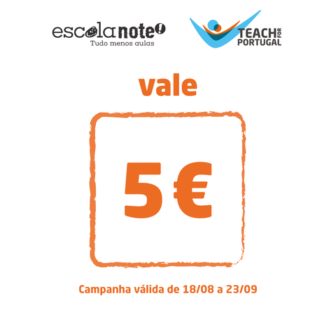 Vale Solidário 5€ - Teach for Portugal