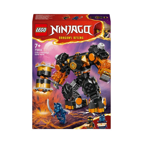 Robô Da Terra Elemental Do Cole Lego